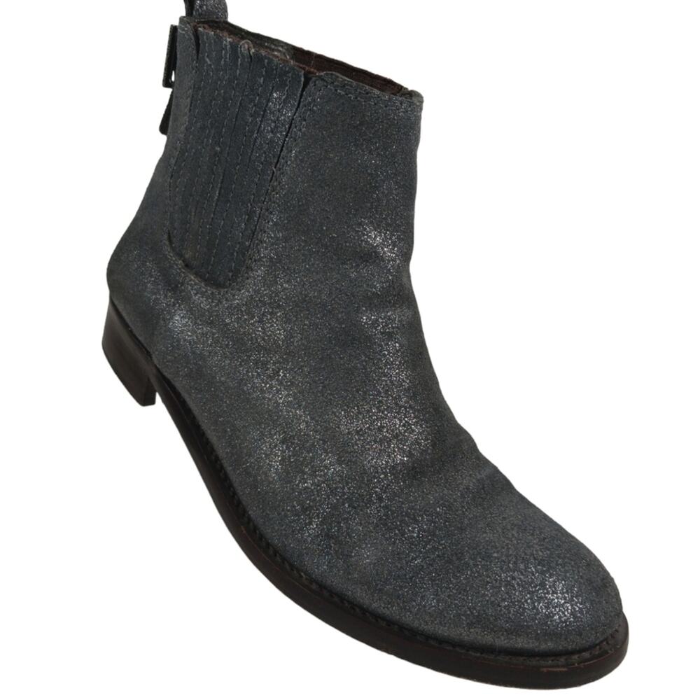 Tory Burch Metalic Silver/Gray Boots GUC $365 Size 6.5M   FS2160 - Picture 2 of 9